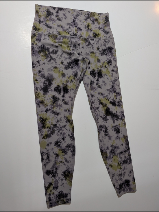 lululemon athletica Pants - lululemon athletica Tie-Dye Leggings in Gray, Black & Olive
